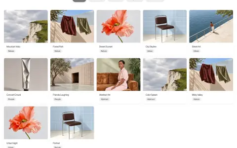 Gallery with Category Filters