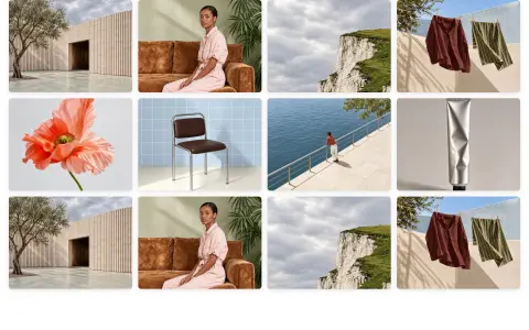 Grid Gallery with Hover Effects