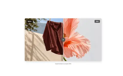 Before/After Slider